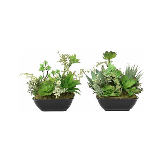Mixed Succulents Potted Artificial Plant 