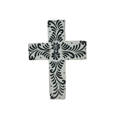 Monochrome Handcrafted Cross Wall Art