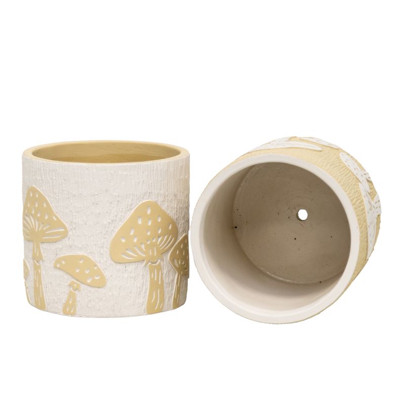 Mushroom Pot Planters - Set of 2