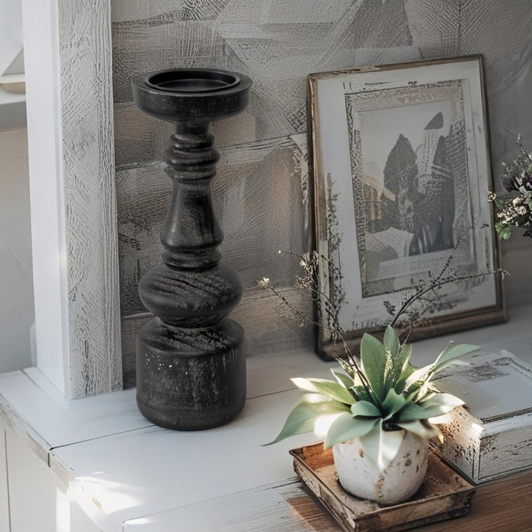 Nero Bold Pillar Candle Holder
