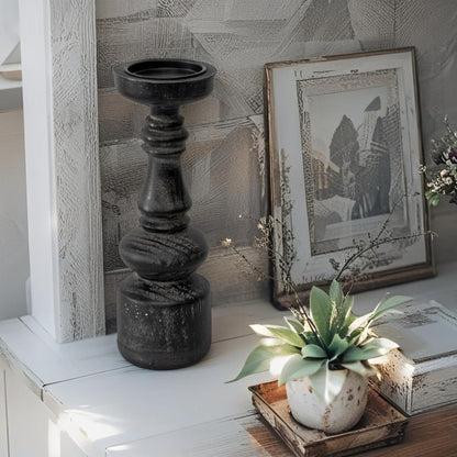 Nero Bold Pillar Candle Holder