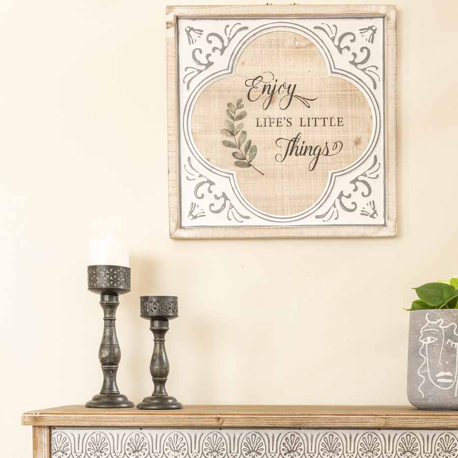 Ornate Hand Crafted Baroque Pillar Candle Holder