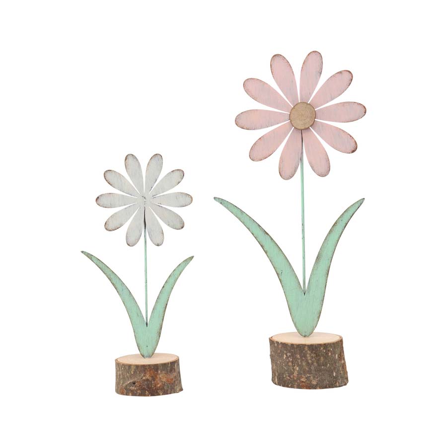Pastel Flowers on Base 