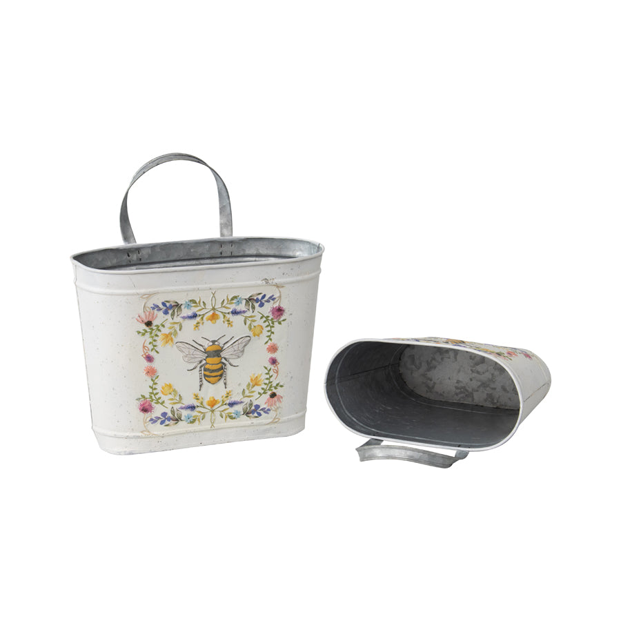 Queen Bee Oval Pot Planter 