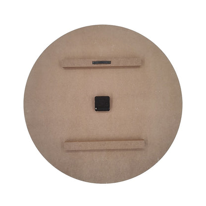 Rustic with Black Roman Numerals Wall Clock