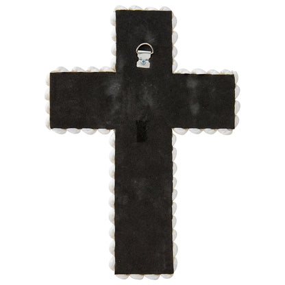 Shell & Narrow Handmade Weave Cross Wall Art