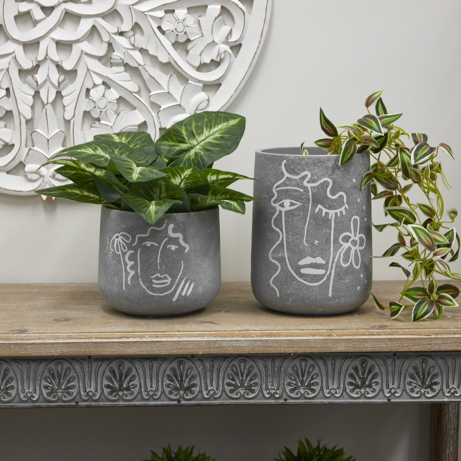 Verigated Weeper Hanging Artificial Potted Plant