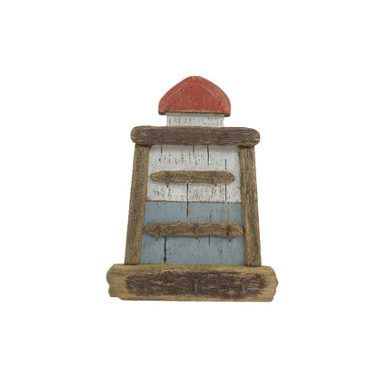 Wall Hanging Lighthouse handcrafted with 5 Hooks