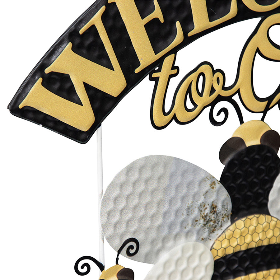 Welcome To Our Honey Hive Wall Sign