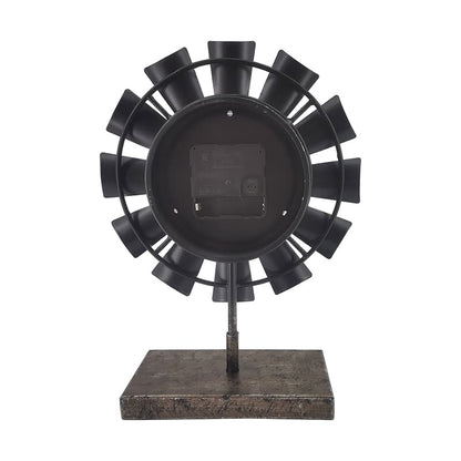 Windmill Table Clock on Base