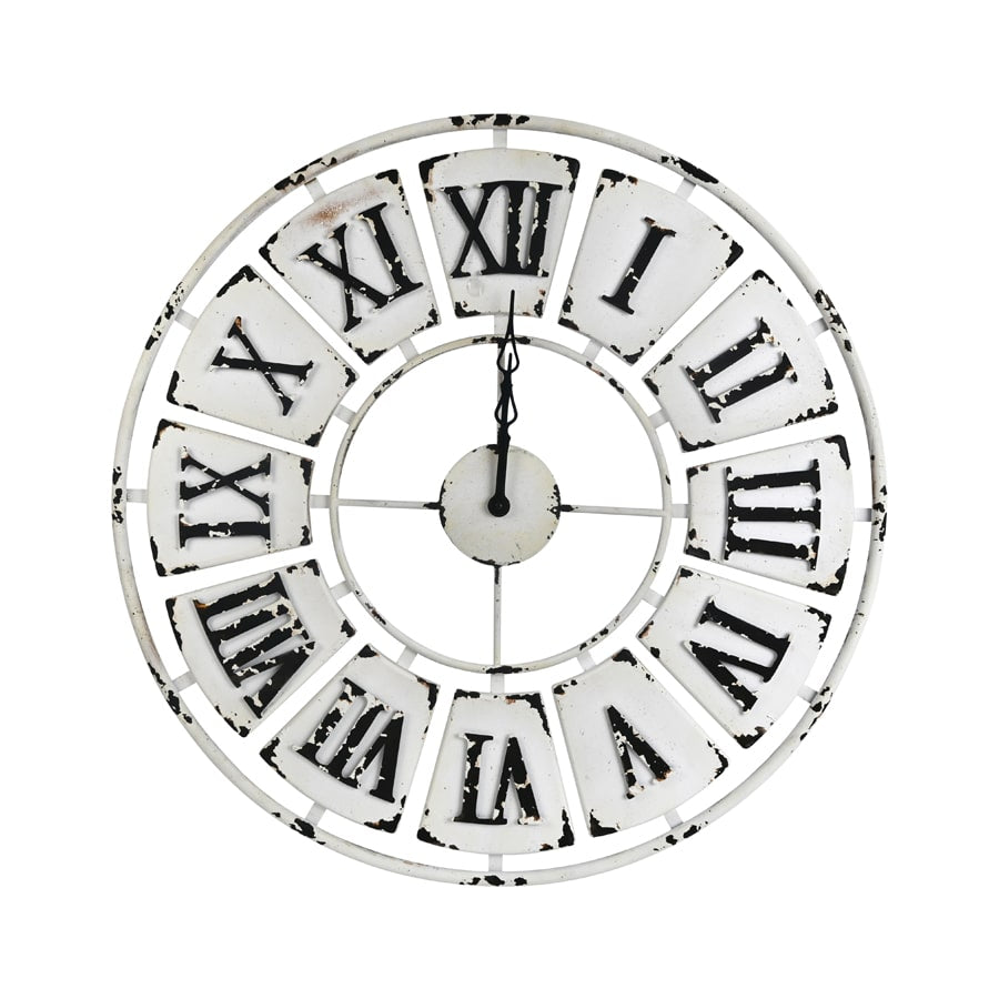 Antique Roman Numeral Round Wall Clock