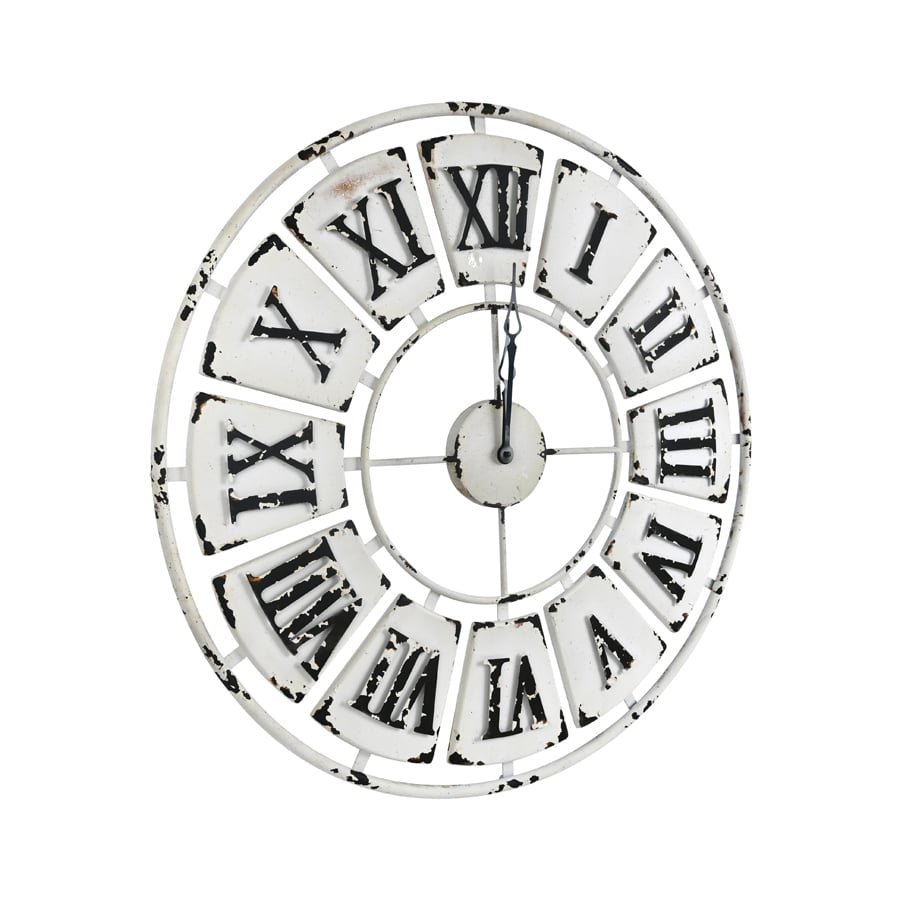 Antique Roman Numeral Round Wall Clock